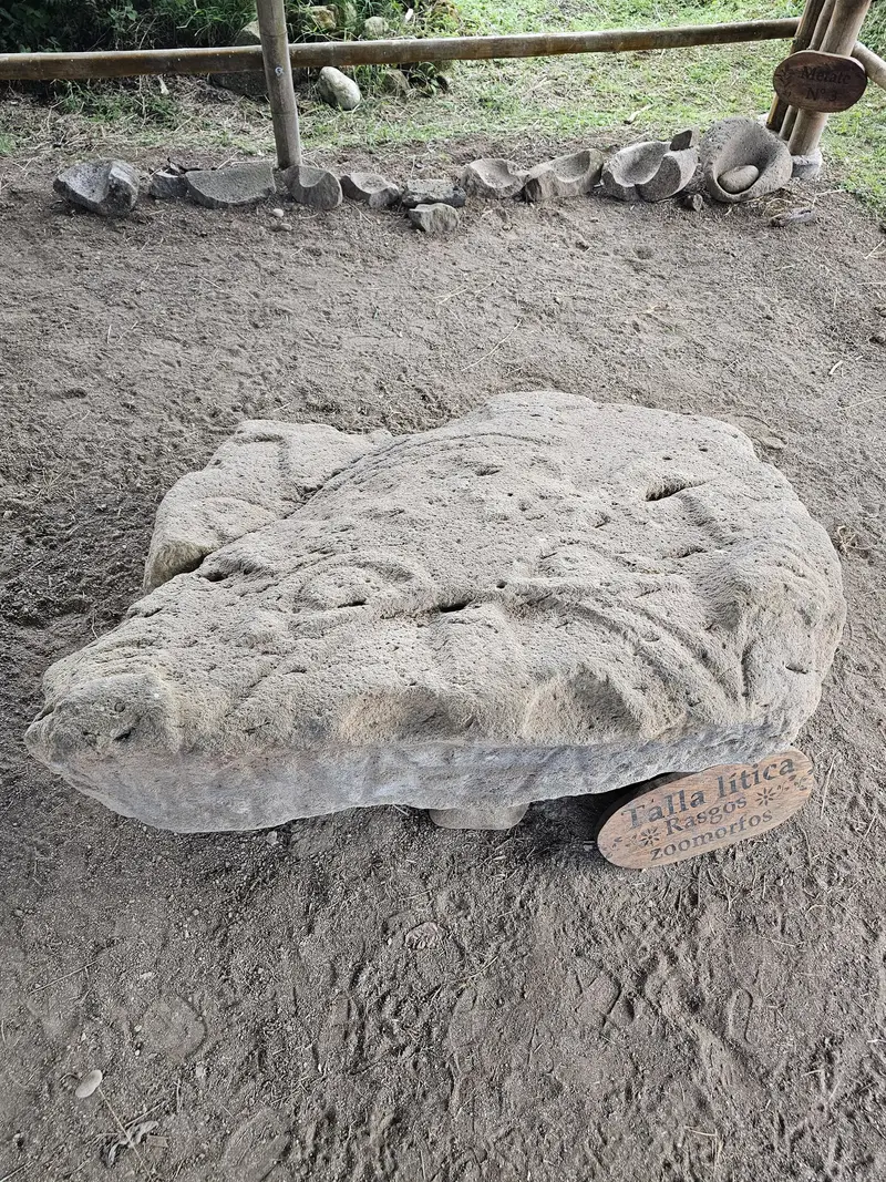 Talla en piedra, detalle